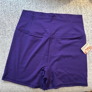 Purple Free People Movement Shorts Size Large! NWT!!